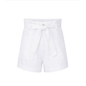 DL1961 Women Camile Paperbag Shorts White Size 28